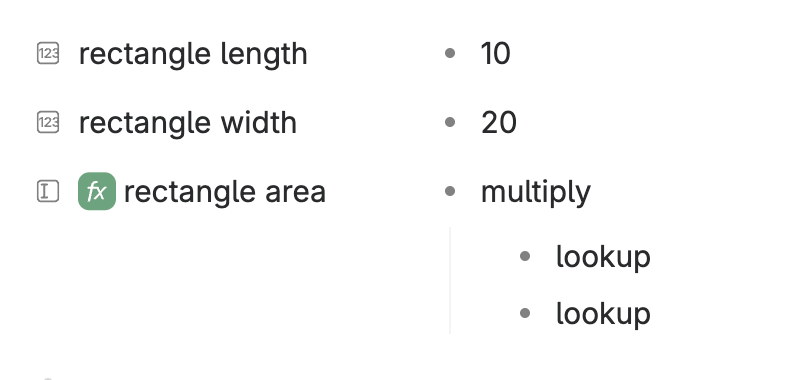 the same fornula node, but with both references replaced by the simple string 'lookup'