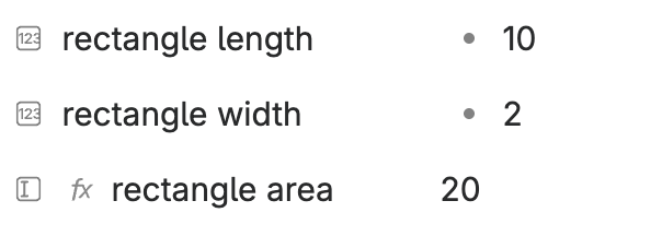 our formula node updates live, so it now succesfully shows that 10 * 2 is 20